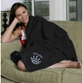 Brushed Fleece Travel Blanket (Imprinted 15"x15")